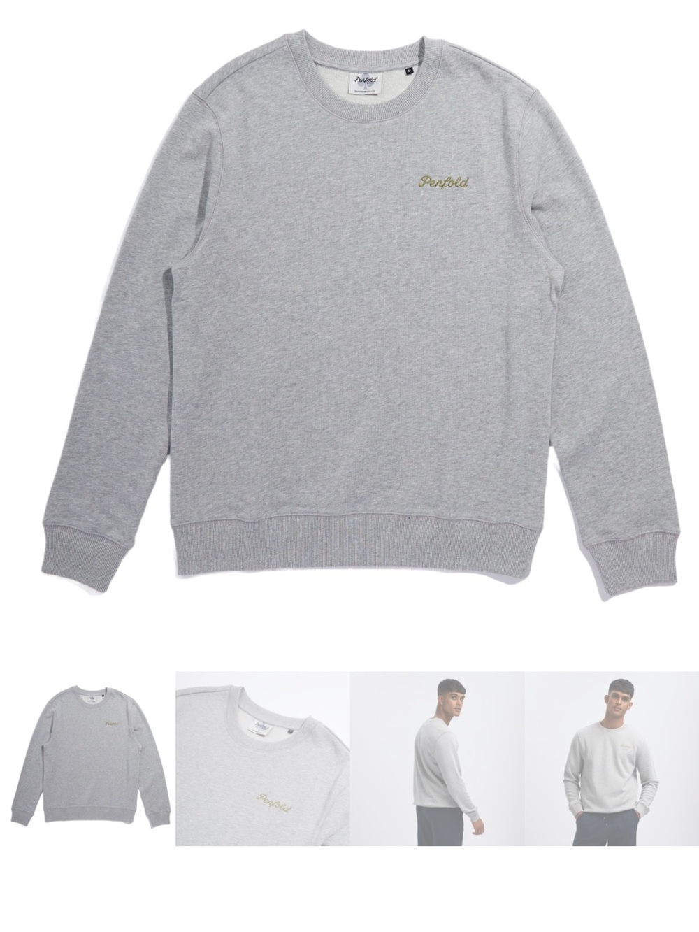 Men's Heather Gray Crewneck Sweatshirt